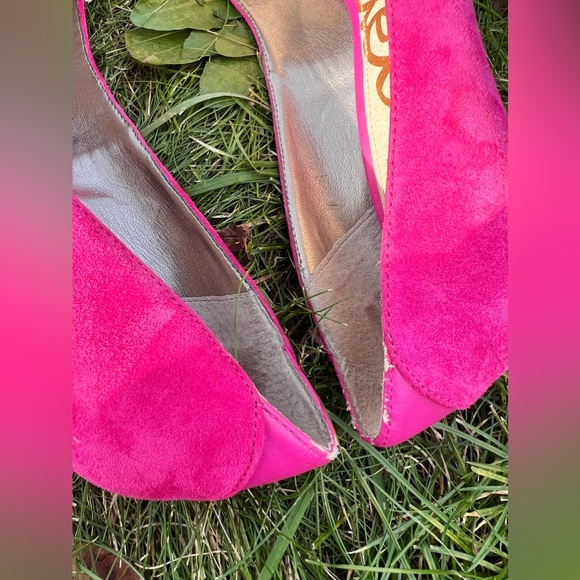 Pointed Toe Pump Suede High Heels 6 Pink - Picture 3 of 15